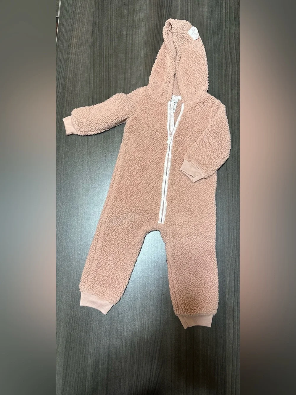 18M Girl Sherpa Bunting Suit